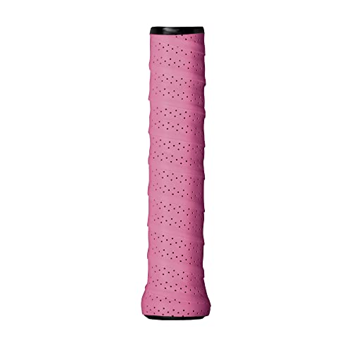WILSON Perforated Pro Tennis Racquets Over Grip, Pink - color: Pink, style: Pro Perforated