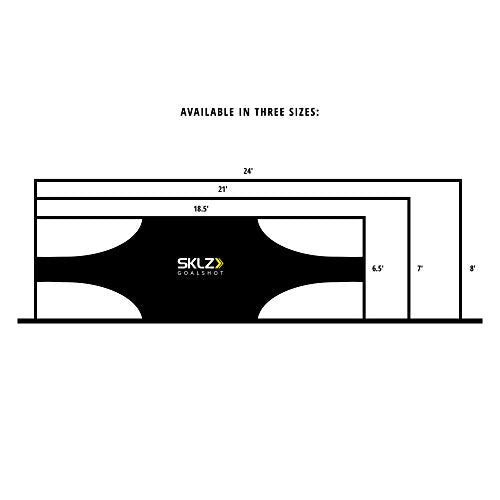 SKLZ Goalshot Soccer Goal Target Training Aide for Scoring and Finishing - style: 18.5 x 6.5 feet
