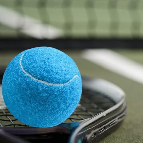 URBEST Tennis Ball, 10PCS Training Tennis Balls, Comes with a Net Bag for Easy Carrying, Beginner Training Tennis Balls, Pet Dog Exercise Ball - color: Blue