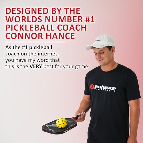 Enhance Pickleball Ninja Ball 3 Pack - The Original Silent Pickleball Foam Pickleball Ball for Quiet Practice at Home Indoor or Outdoor Pickle Balls for Quiet Practice