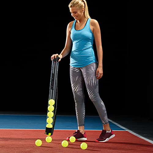 Franklin Sports Pickleball, Tennis + Padel Ball Hopper Tubes - (15) Tennis/Padel Ball + (13) Pickleball Picker Upper Tubes - Quick Pickup + Storage - Balls Not Included