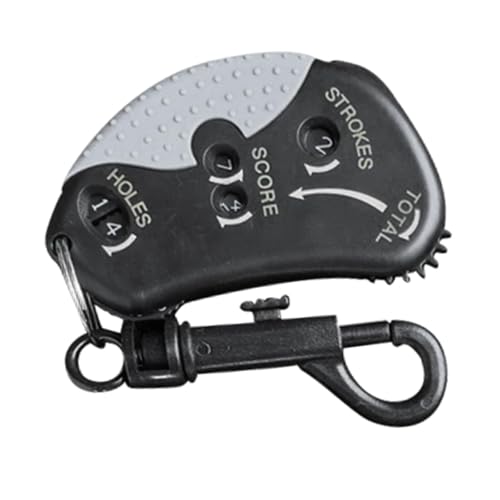 Colaxi Golf Score Counter Golf Stroke Counter Small Scorekeeper with Clip for Training Practice
