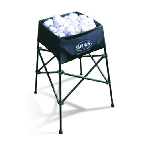 Jugs Back-Saver Ball Basket — Holds up to 100 Baseballs or 60 softballs. Lightweight and Durable, it collapses for Storage and can be Used Both Indoors and Outdoors