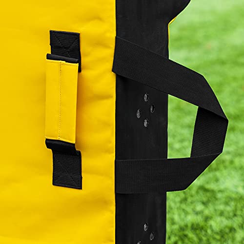FORZA Rugby Tackle Shield with Top Wedge – High Density Foam Rugby Tackle Pad with 615gsm Waterproof Cover – Contact Training Shield for Rucking, Tackling & Footwork Drills