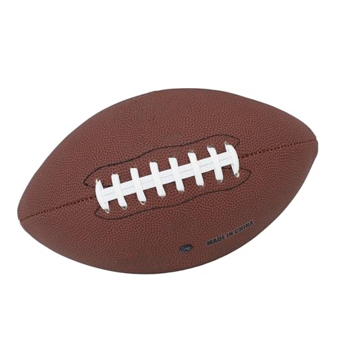 Youth Adult Football, Official Size 9 Football Soft Composite Leather American Football, Football PU Sports Football Abrasion Impact Resistant Training Football for Kids Adults