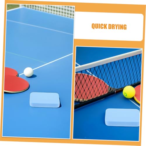 BESPORTBLE 2pcs Professional Table Tennis Racket Cleaner Sponge for Easy Paddle Maintenance Quick Drying Rubber Squeegee PVA Material for Optimal Paddle Care