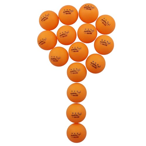 MAPOL 60/22 Count 3-Star 40+ Premium Ping Pong Balls Advanced Practice Table Tennis Ball - color: orange,22-pack