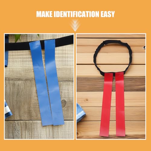 YARNOW 4pcs Flag Football Equipment: Kids Adjustable Hook And Loop Waist Belts With Flags - For Youth Sports Outdoor Games And Football Training Sessions