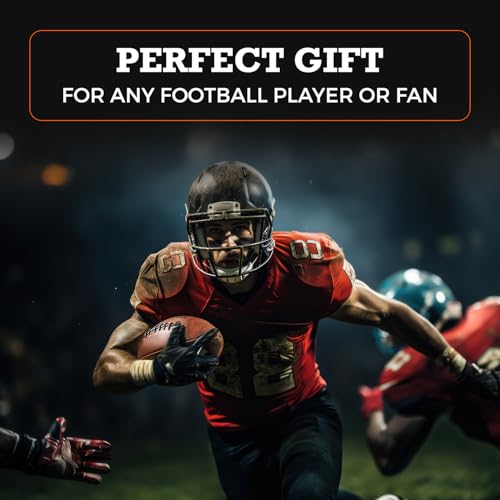 HAMMET Personalized Football - Customized Football Made with Composite Leather with Your Name or Text - Official Size Custom Gifts for Players, Coaches and Teams