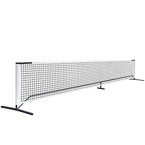 Pickleball Set with Net for Driveway, Portable Pickle Ball Net System with Stable Metal Frame and 22FT Regulation Size Net for Outdoor Indoor Game, with Carry Bag - style: Pickleball Net