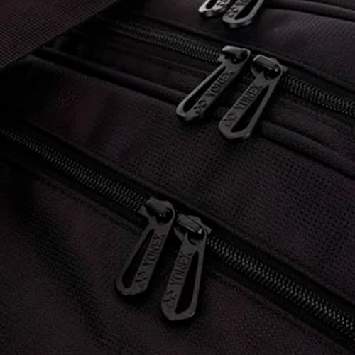YONEX Pro Tournament Bag | Durable Lightweight Functional Breathable Multi-Compartment Tennis & Badminton Bag for Sport Gear - color: Black