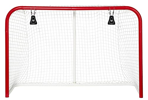 Winnwell Hockey Metal Bell Targets - 2 Pack 4"x5" Metal Bells - Hockey Net Shooting Targets, Training & Practicing Equipment to Help Improve Shot Accuracy for Teens & Adult Players