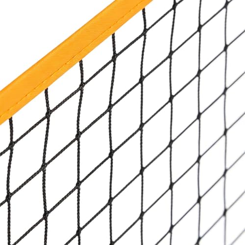 Badminton Net Portable,Foldable Height Adjustable Weatherproof - Tennis Net Outdoor Games | for Kids Adults Sports Training Practice Beach Court Driveway Park Playground Outdoor - size: 4.1m