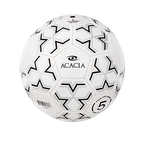 ACACIA Thunder Soccer Ball - color: Black/White