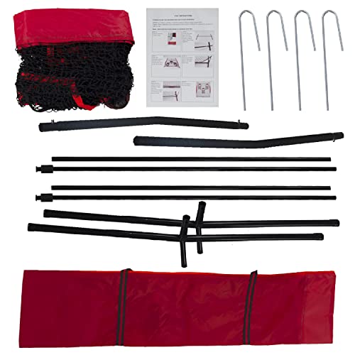 Football Throwing Net - 6x6 FT Portable Training Net with 3 Target Pockets for Improving QB Throwing Accuracy - Outdoor Indoor Teens Adults Practice Gifts