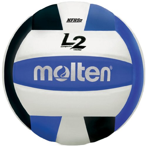 Molten L2 Volleyball, NFHS Approved - color: Blue/Black/White