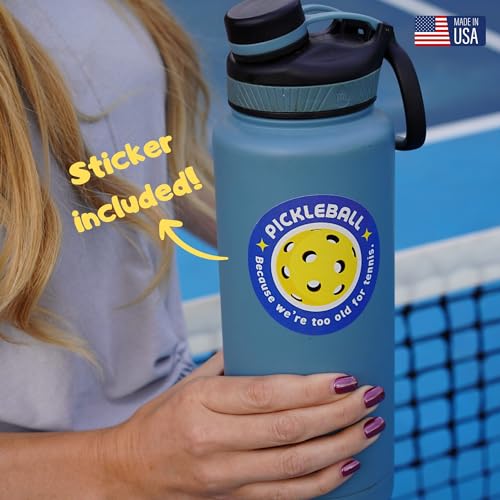 Pickleball Rules Cheat Sheet, The Perfect Courtside Reference, Made in USA, Includes Wallet Size and Sticker