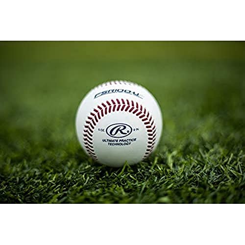 Rawlings | Ultimate Practice Baseballs | Youth/High School/College | Added Lifespan + Weather Resistant | Dozen & Bucket Options - color: White - College/Box of 12, size: Box of 12
