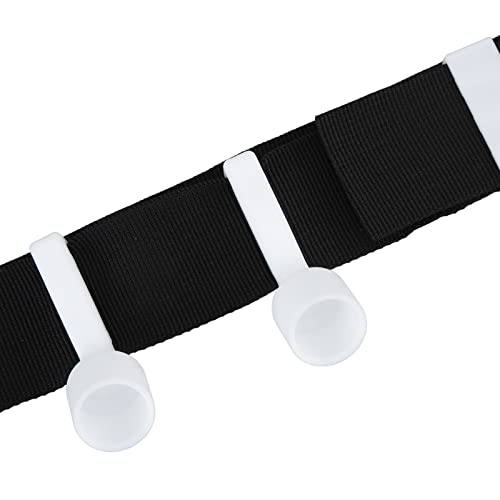 Adjustable Flag Football Set, 5 PCS PP Adjustable Flag Football Belts with 2 Flags for Youth and Adults, Training Equipment for Sports Games and Activities (Red)