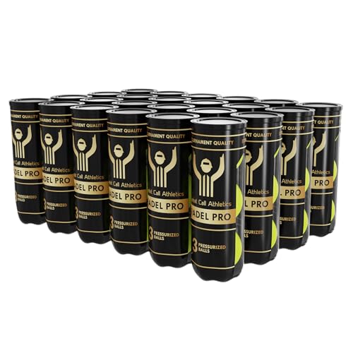 Great Call Athletics | Padel Pro Balls | Professional Tournament Quality | 3 Ball Can Pressurized Performance Game for Racket