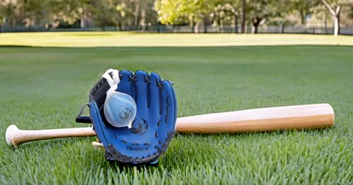 PHINIX Baseball Glove Tee Ball Mitts with Soft Ball for Kids Play & Training 8.5"-10"