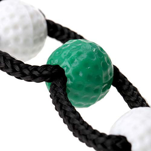 Seacloud 4Pcs Golf Beads Score Counter Stroke Count with Clip Keeper Putting Score Counters Hook to Belt Bag