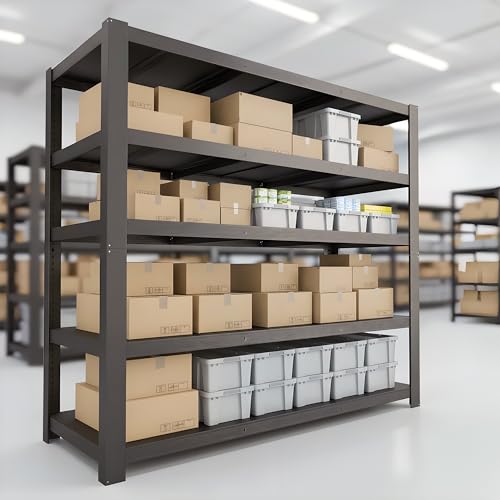 84" H Garage Shelving,Storage Shelves 3050LBS Heavy Duty Storage Shelves,Adjustable Metal Shelving,for Garage,Warehouse,Basement,Pantry 84" H x 55" W x 24" D - size: 84.1x55.1x24.1
