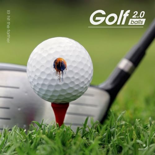 Basketball Dripping Practice Golf Balls Realistic Feel Long Lasting Limited Flight for Indoor Outdoor Training