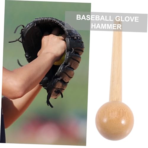 Baseball Glove Mallet Wooden Hammer for Breaking and Softball Mitts Design with Extended Handle for Men and Youth Baseball Accessories
