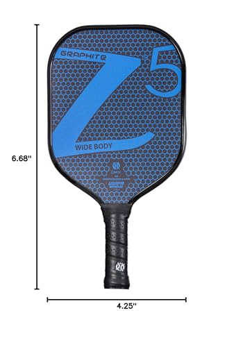 ONIX Graphite Z5 Pickleball Paddle & Pure 2 Outdoor Pickleball Balls (6-Pack) Specifically Designed and Optimized for Pickleball