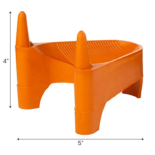 Football Kicking Tee, Orange 2" - Regulation Kickoff Tee for High School, Pee Wee, Recreation League Football Games - Great for Practicing Form, Developing Fundamentals, and Increasing Distance