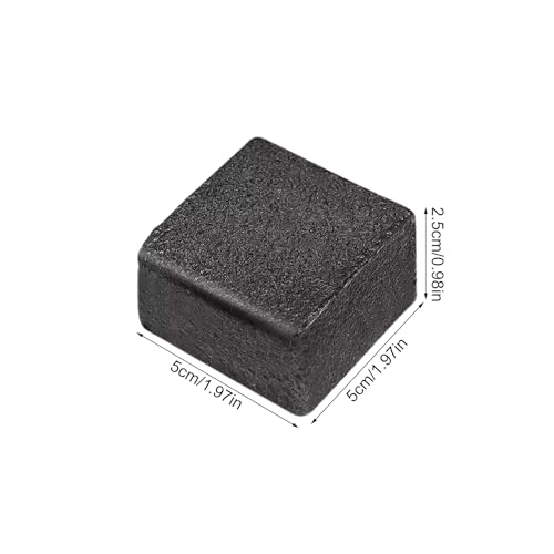 Carbon Fiber Paddle Cleaner - 5x5x2.5cm Racket Eraser, picklebal Paddle Eraser Dust Remover, Soft Rubber Dirt Racket Scrubber | Professional-Grade Paddles Maintenance Tool for picklebal and Table Te - color: A: Square