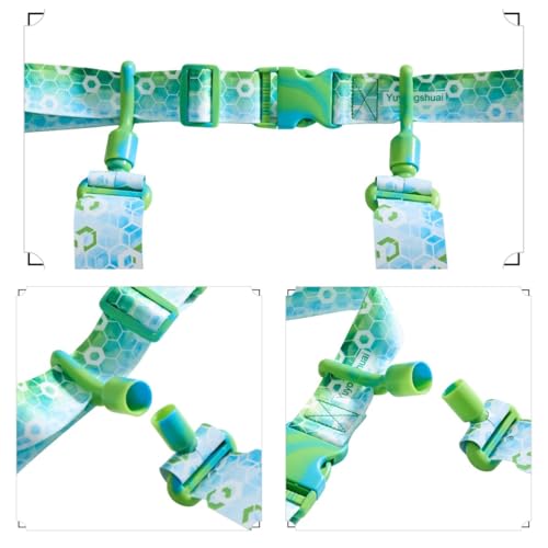 Flag Football Belts, Flag Football Kit for Children/Teenagers/Adults - color: Yellow Green