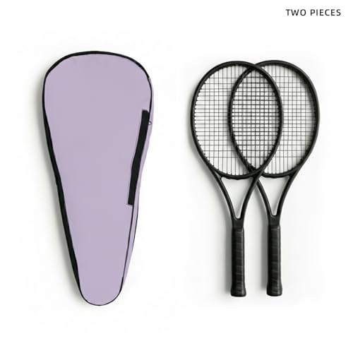 Tennis Bag Lightweight and Padded Tennis Rackets Cover with Adjustable Shoulder Strap - color: Purple, size: 28"x11.5"