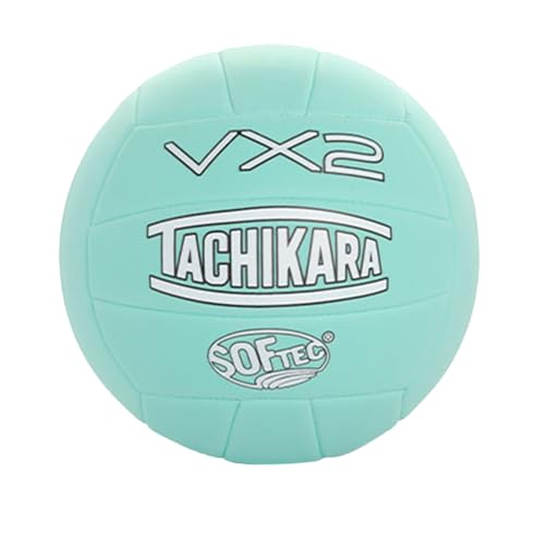Tachikara VX2 Solid & Spark Volleyball - color: Teal, style: Solid