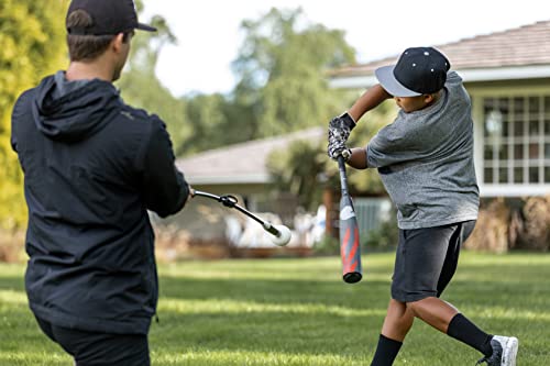 SKLZ Hitting Stick Batting Swing Trainer for Baseball and Softball, One-on-One Coaching Tool for Ball Contact, Hand-Eye Coordination, and Bat Speed - style: Baseball Swing Trainer Select