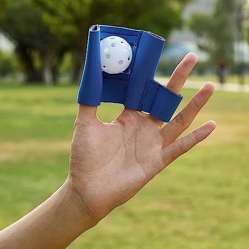 NUEAYMS Mini Glove Training Baseball Softball Glove Two Finger Glove Catcher Golf-Sized Practice Glove Lightweight Mini Baseball Training Glove Designed to Catch Golf Sized Practice Aids