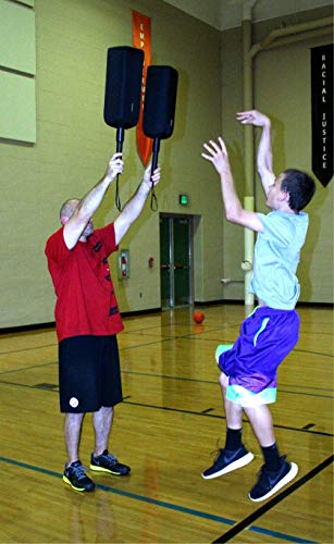 HOOPSKING Defender Extender Basketball Training Pads - Volleyball Blocking Drills - Football Quarterback Pass Rush Distractor - Makes Players Learn to Handle Taller, Faster, & More Athletic Opponents