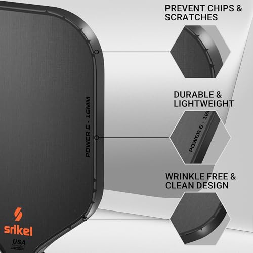 Pickleball Edge Guard Tape – Pickle Ball Paddle Edge Protection Tape 3 Pack, Paddle Head Edge Guard for 12MM to 20MM Rackets, Fits Perfectly Curved Edge, Easy Application, No Wrinkling - color: black, size: 16mm Paddle