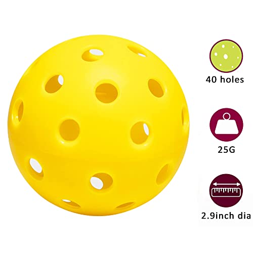 Complete Pickleball net Set for Outdoor, Indoor, Backyard use, Includes Metal Frame, 22 Feet PE net, Paddles, Balls,Carry Bag - color: Green