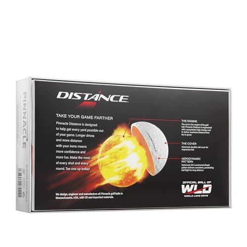 Pinnacle Distance 15-Ball - color: White, style: Pinnacle Distance White 15-Ball