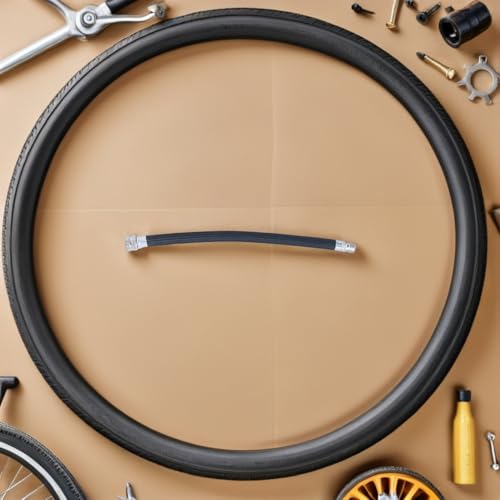 LIOOBO Air Cylinder Extension Tube: 5Pcs Bicycle Tire Inflator Air Pullers Tubes Replacement Exercise Ball Pump Hose for Yoga Ball Basketball