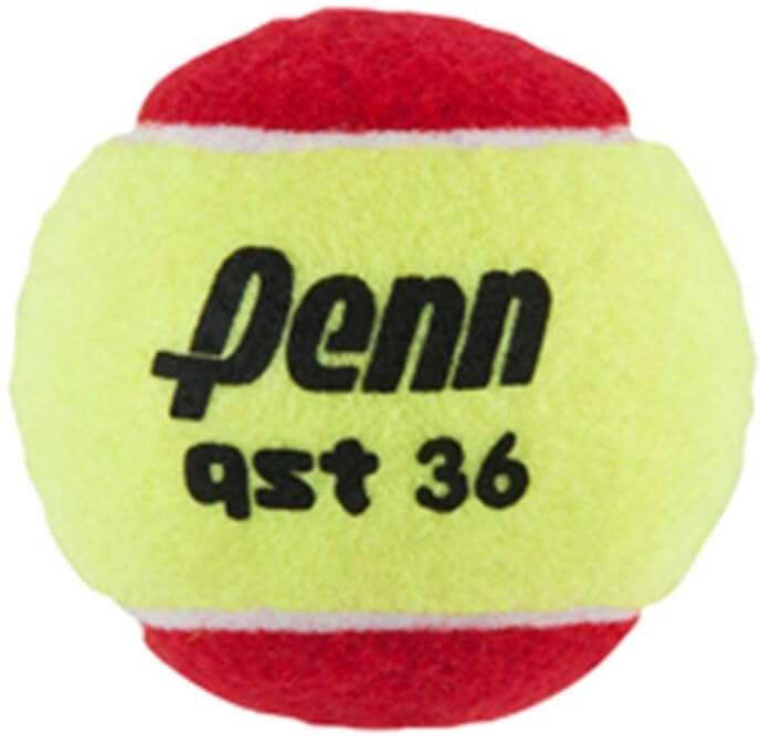 Penn QST 36 Red Felt Training Tennis Balls (Case - 72 Balls)
