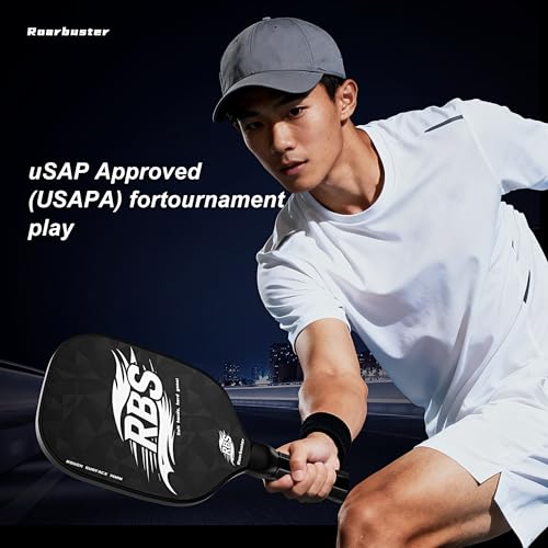 Pickleball Paddles Set of 2 or Single Option-Fiberglass or Carbon Fiber Face – Durable Solo Paddle or Complete Set with Balls & Carry Bag – Improved Spin & Precision