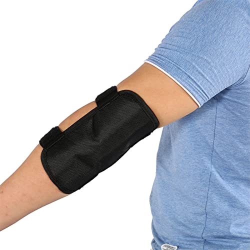 Golf Straight Arm Training Aid, Nylon Straight Arm Trainer with Sound, Golf Elbow Trainer Adjustable Straight Arm Golf Swing Trainer Elbow Brace for Beginners 7.87-11.81in Arm