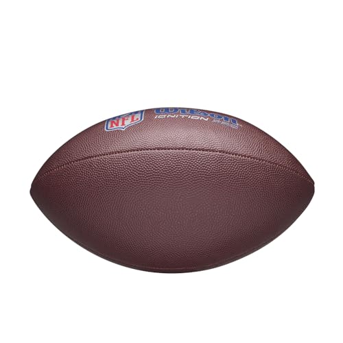 WILSON NFL Ignition Footballs - color: Brown, size: Official - Ages 14+, style: NFL Ignition Pro Eco