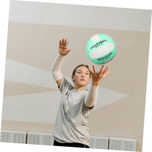 Abaodam Adult Soft Volleyball 2pcs Size 5 Machine-Stitched Explosion-Proof Balls for Indoor and Outdoor Training, Beach Playing Equipment, Practice Volleyball for Adults