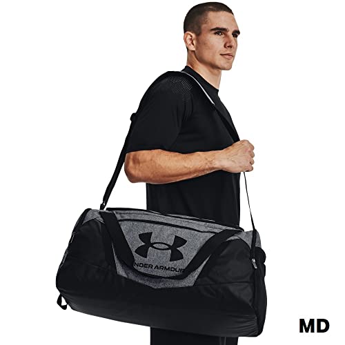 Under Armour Undeniable 5.0 Duffle - color: Pitch Gray Medium Heather (012)/Black, size: Medium (58L)