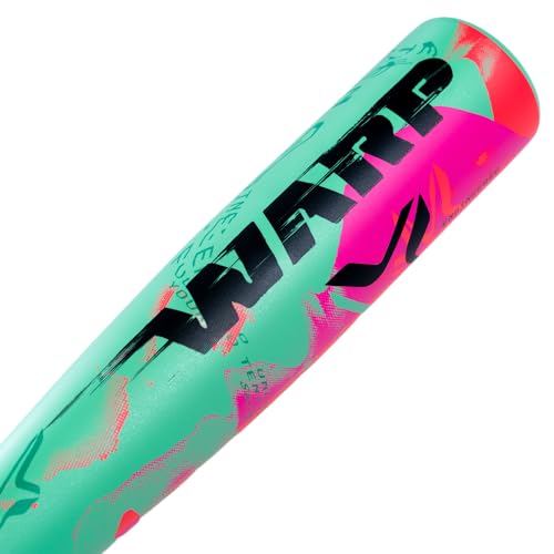 Axe | WARP | 1-Piece Composite | USA Tee Ball Baseball Bat | Drop -13 | 2-5/8" Barrel | Green/Pink