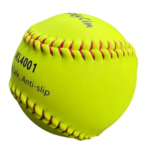 11 & 12 Inch Soft Safety Softball - Ideal for Practice, Training & Recreational Use - size: 12 inch, style: JKL4001 6-pack